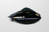LGDO Multifunction Sleeve inside view with MacBook and notebook and documents